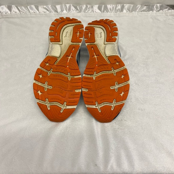 Brooks Ghost 14 Men’s Size 11 D Running Shoe Titan / Teal / Flame Sneaker - Picture 10 of 12